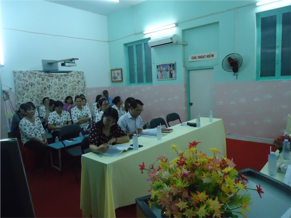 Hội nghị Cán bộ-Công chức-Viên chức trường Mầm non 14B năm 2018-2019	